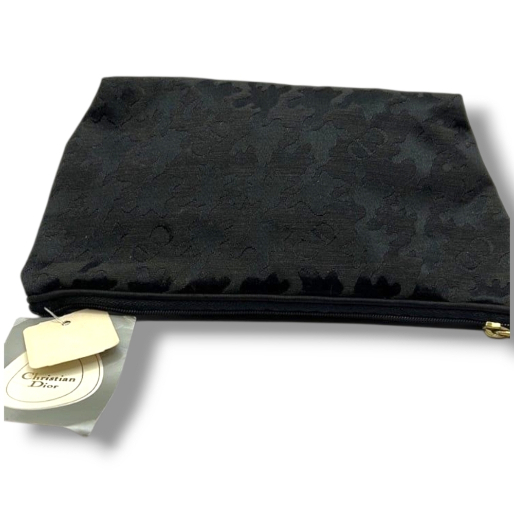 Vintage Christian DIOR Trotter Cosmetic Bag New With Tags (NWT) Clutch Wristlet - Picture 7 of 13